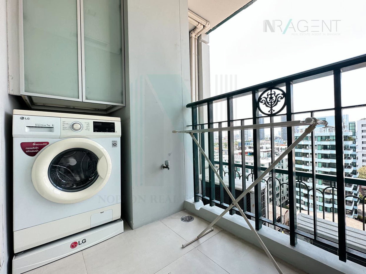 รูป 🚩 ให้เช่าคอนโด ไอวี่ ทองหล่อ อาคาร 1 ชั้น 10 1 ห้องนอน ขนาด 43.00 ตรม ใกล้ Maxvalu Tanjai - รูปที่ 8/8