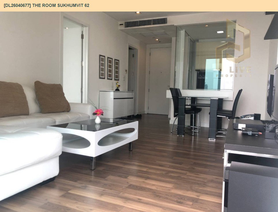 รูป DL26040677 ให้เช่าคอนโด เดอะ รูม สุขุมวิท 62 (The Room Sukhumvit 62) ใกล้ BTS ปุณณวิธี พร้อมเข้าอยู่ โทรด่วน 0800343450 LineID @655ebbvc - รูปที่ 2/8