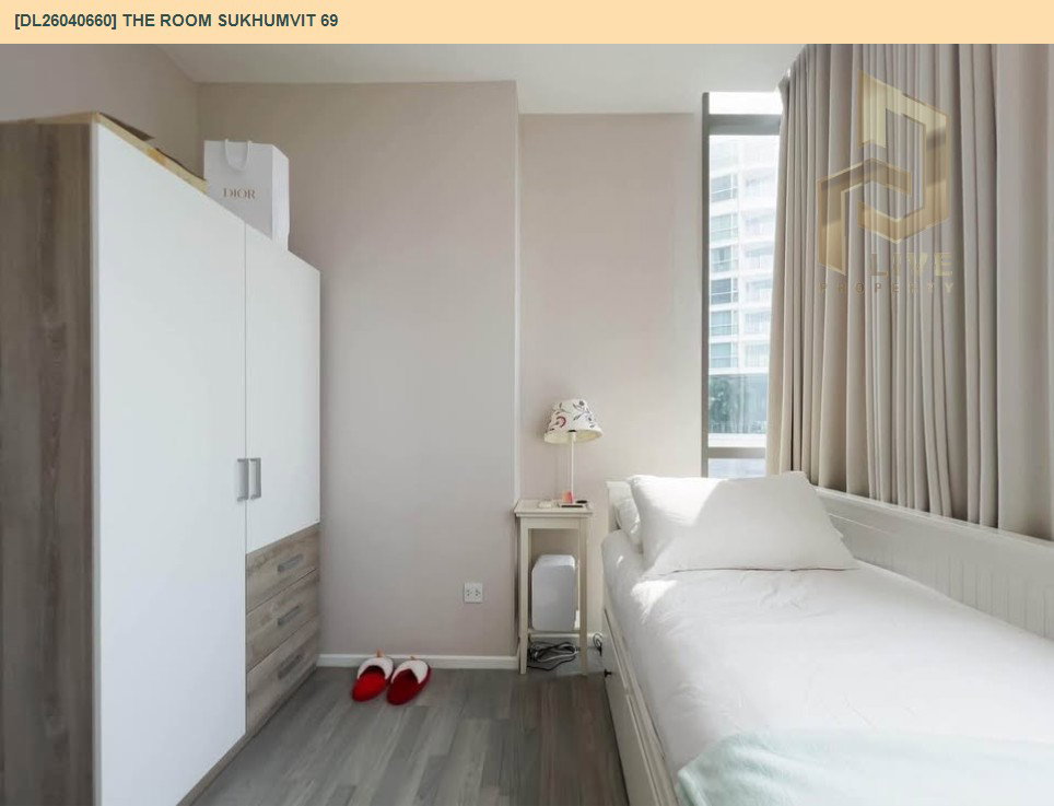รูป DL26040660 ให้เช่าคอนโด เดอะ รูม สุขุมวิท 69 (The Room Sukhumvit 69) ใกล้ BTS พระโขนง พร้อมเข้าอยู่ โทรด่วน 0614453194 LineID @162cjixi - รูปที่ 3/12