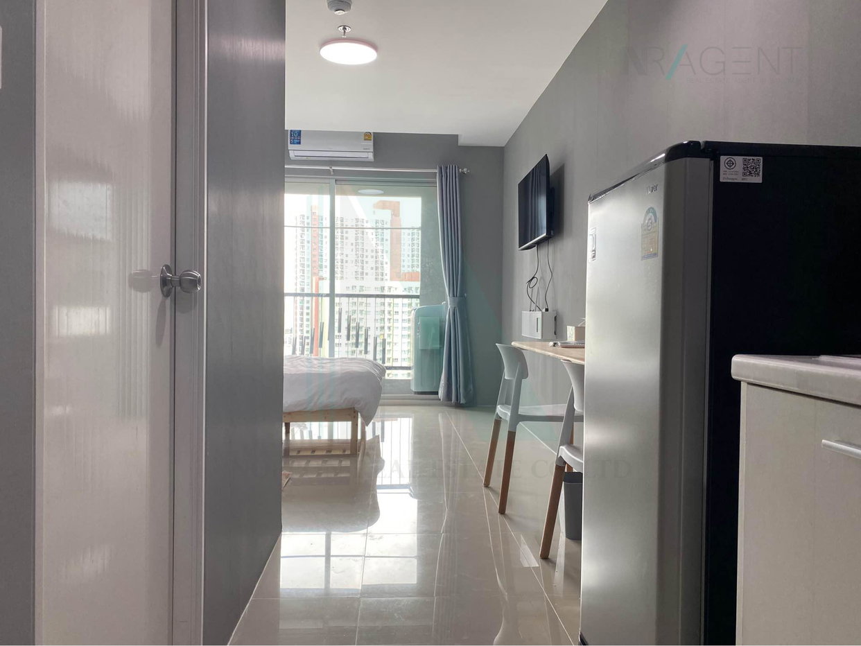 รูป 🔺 ให้เช่าคอนโด อัสสกาญจน์เพลส ศรีนครินทร์ อาคาร 1 ชั้น 22 สตูดิโอ ขนาด 26 ตรม ใกล้ เทสโก้ โลตัส พัฒนาการ - รูปที่ 3/8