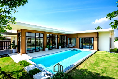 บ้านเดี่ยว ประจวบคีรีขันธ์ : Issara Ville Hua Hin – บ้านหรูหัวหิน วิลล่าสไตล์โมเดิร์นทรอปิคอล