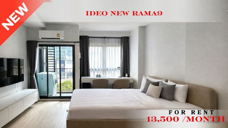 🍀🍀Hot Deal🔥🔥 For Rent 📌 Ideo New Rama 9 (Line: @rent2022) | Near MRT Rama 9 ✨ Ready to move in! ✨ 📌 Ref Code: A02827