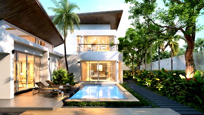 บ้านเดี่ยว ประจวบคีรีขันธ์ : พูลวิลล่าหรู ปราณบุรี – เดินถึงชายหาดได้ในไม่กี่นาที