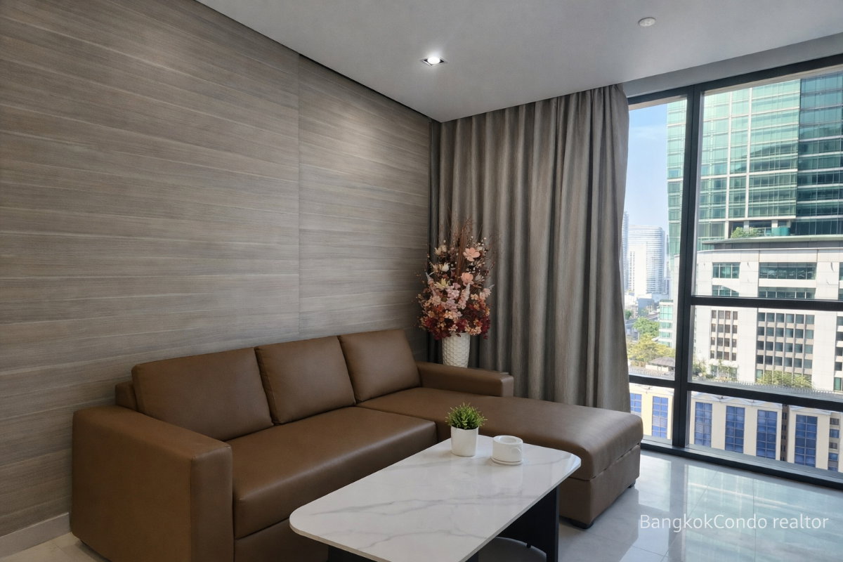 รูป 🍀🍀 Prime Condo location 🚆ให้เช่า📌 เดอะ แบงค็อก สาทร(Line:@rent2022)✨BTS สุรศักดิ์✨พร้อมเข้าอยู่🔖A10209 - รูปที่ 4/16