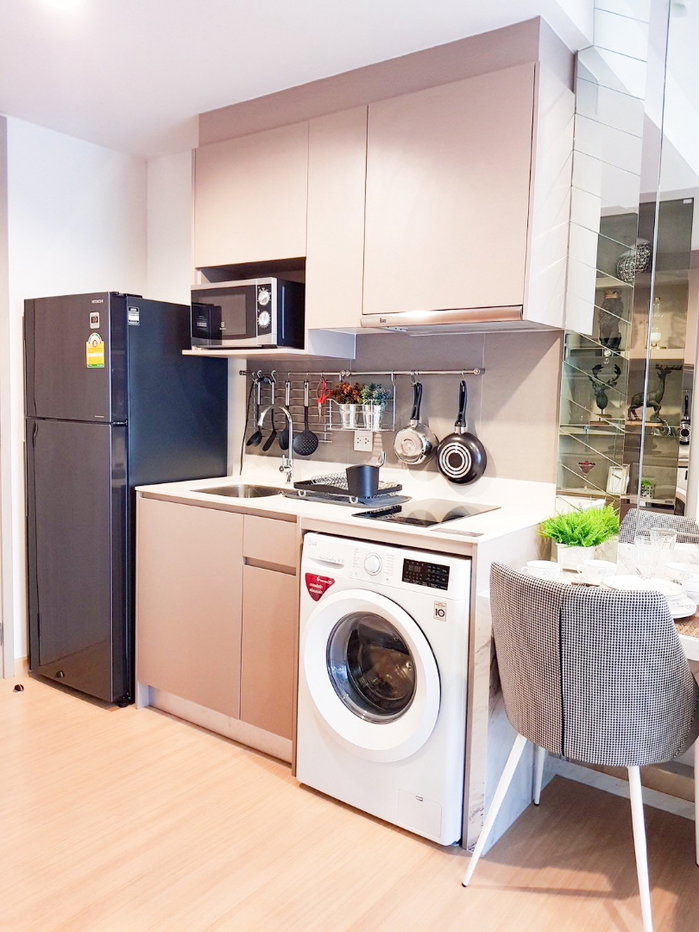 รูป □■ Whizdom Connect Sukhumvit 101  1BR  1BH High Floor 29.00 sq.m nice decoration for   SALE■□ - รูปที่ 10/12