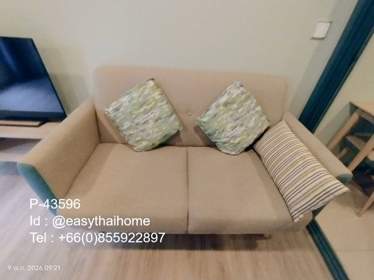 รูป P-43596 คอนโดหรู เดอะ เบส สุขุมวิท 50 ใกล้ BTS อ่อนนุช! ห้องสตูดิโอวิวสวน 13,000/เดือน | Line Id: @easythaihome | 085-592-2897 - รูปที่ 14/16