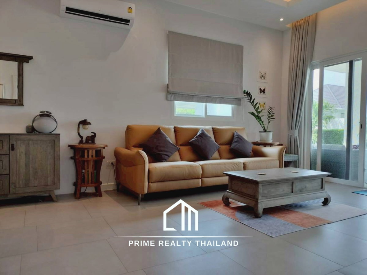 รูป ขายบ้านเดี่ยวพร้อมสระว่ายน้ำ  — ทำเลดี ใกล้เมืองและทะเล - รูปที่ 9/16