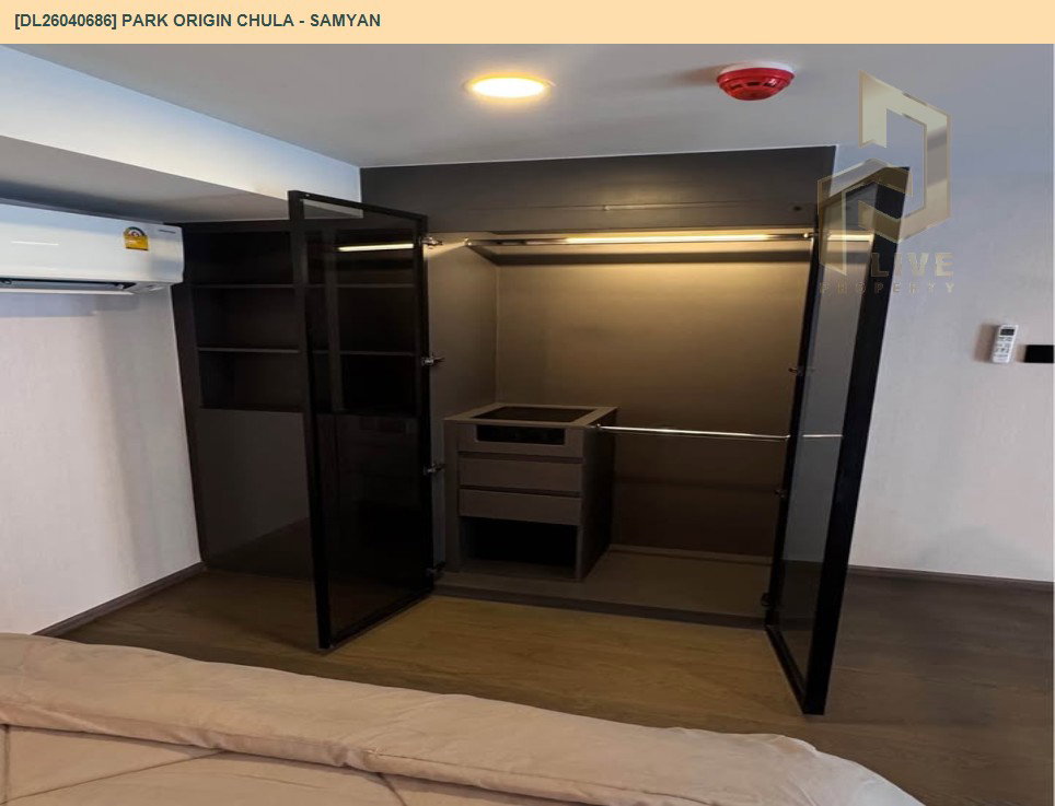 รูป DL26040686 ให้เช่าคอนโด พาร์ค ออริจิ้น จุฬา - สามย่าน (PARK ORIGIN CHULA - SAMYAN) ใกล้ MRT หัวลำโพง พร้อมเข้าอยู่ โทรด่วน 0653619502 LineID @897iyzll - รูปที่ 7/15