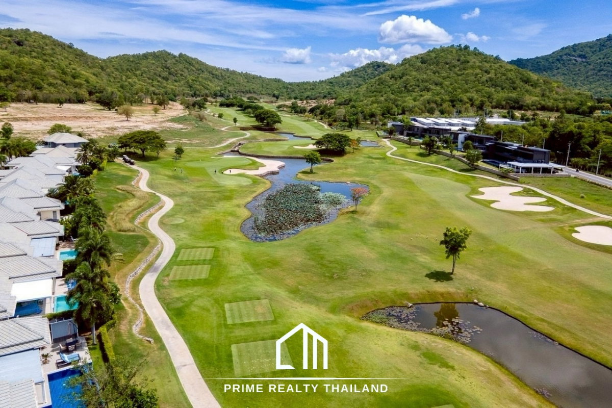 รูป ขายบ้านพูลวิลล่าหรู ติดแฟร์เวย์หลุม 2 สนามกอล์ฟ Black Mountain West หัวหิน - รูปที่ 7/19