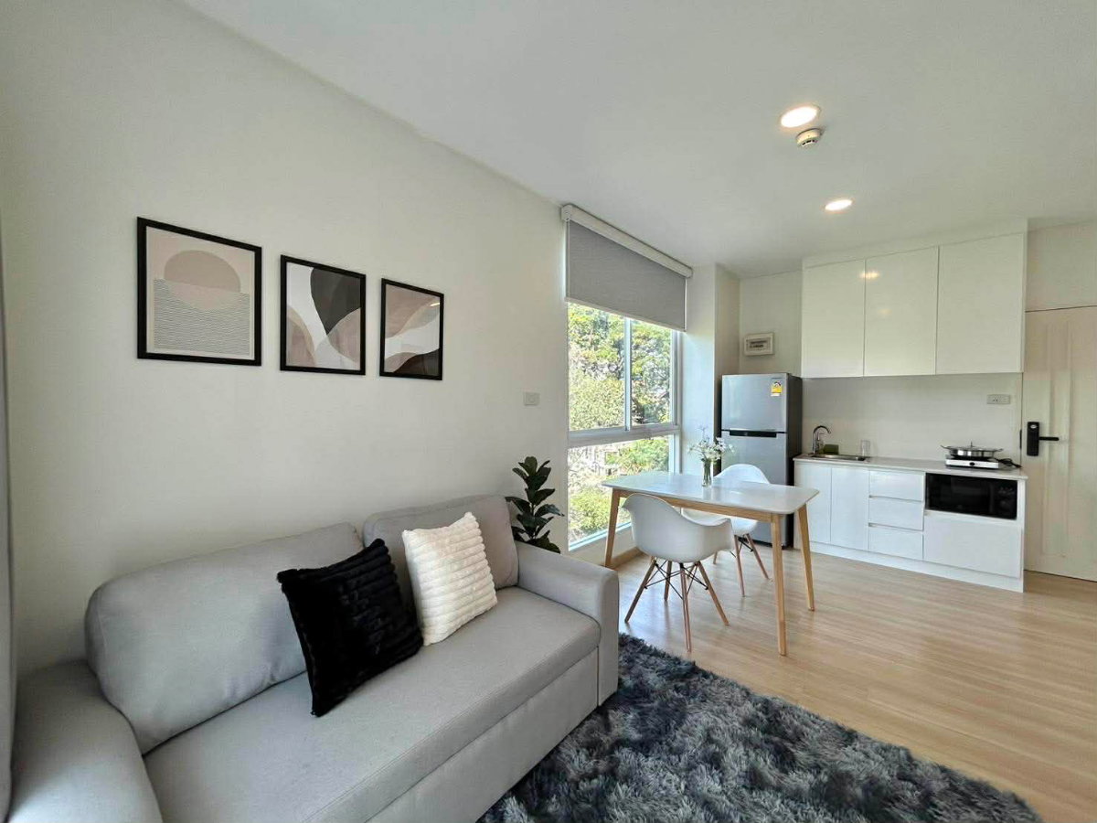 รูป เช่า วันพลัสห้วยแก้ว ห้องใหม่ ห้องสวย  ใกล้เมญ่า , มินนมาน  15,000 บ/เดือน  - รูปที่ 2/7