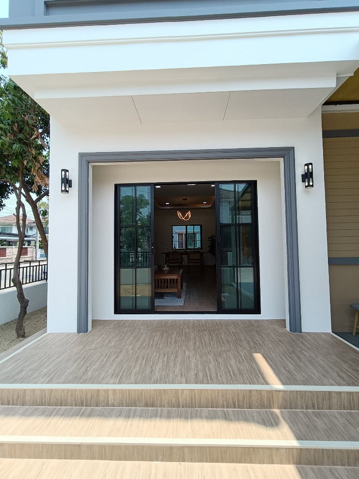 รูป หนองจอก มีนบุรี  มิตรไมตรี หมู่บ้านนนทวีวิลล์ 5 นัดชมบ้าน 085-318-6868 คุณวา - รูปที่ 7/27