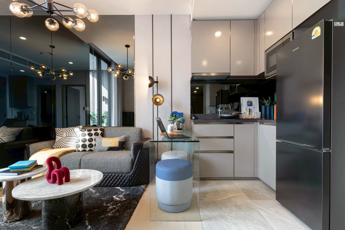 รูป THE EXTRO Phayathai–Rangnam  1 Bedroom 1 Bathroom  ราคาพิเศษ  6.99 Mb.**  - รูปที่ 1/5