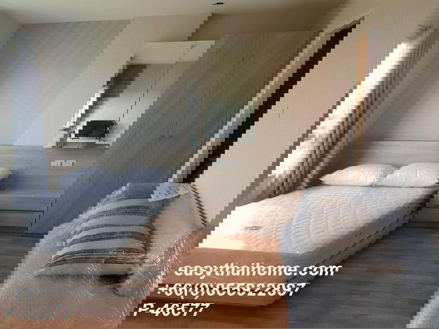 รูป P-46577 ห้องสตูดิโอวิวสวนสวย ลุมพินี วิลล์ สุขุมวิท 76-แบริ่ง สเตชั่น 2 ใกล้ BTS Bearing! เริ่มต้น 8,500 บาท | Line Id: @easythaihome | 085-592-2897 - รูปที่ 5/10