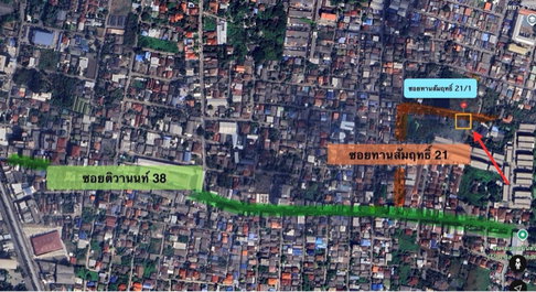 ขายที่ดินเปล่า ซอย ติวานนท์ 38 (ทานสัมฤทธิ์ 21/1)