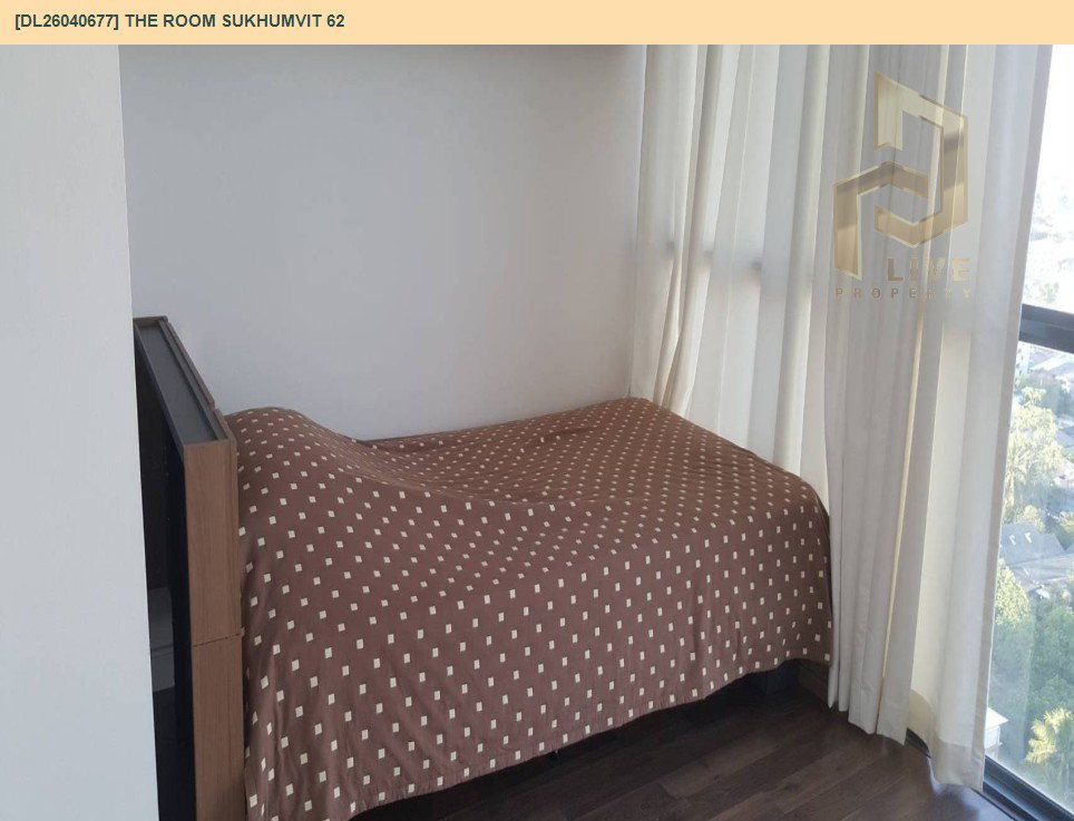 รูป DL26040677 ให้เช่าคอนโด เดอะ รูม สุขุมวิท 62 (The Room Sukhumvit 62) ใกล้ BTS ปุณณวิธี พร้อมเข้าอยู่ โทรด่วน 0800343450 LineID @655ebbvc - รูปที่ 5/8