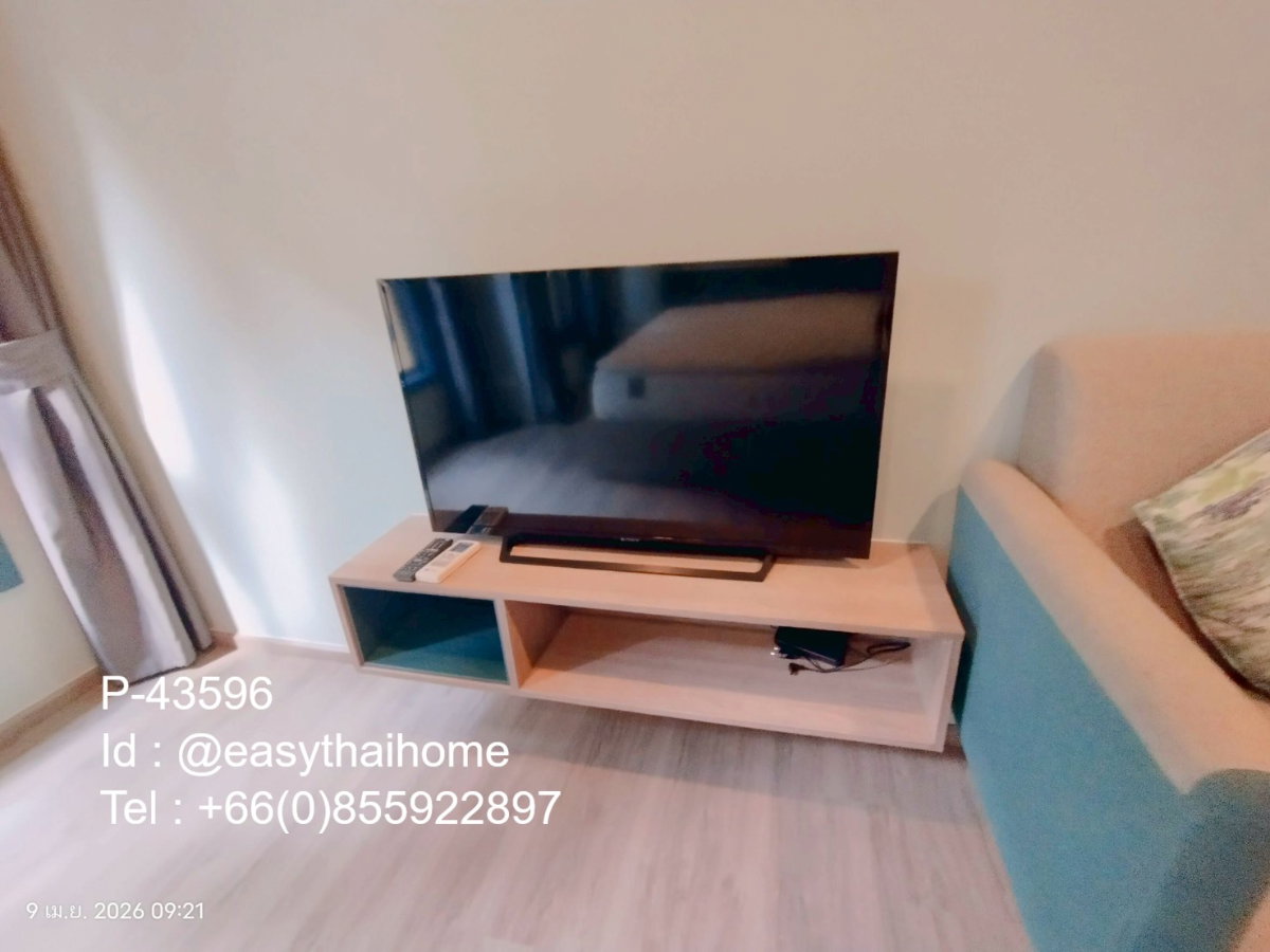 รูป P-43596 คอนโดหรู เดอะ เบส สุขุมวิท 50 ใกล้ BTS อ่อนนุช! ห้องสตูดิโอวิวสวน 13,000/เดือน | Line Id: @easythaihome | 085-592-2897 - รูปที่ 15/16