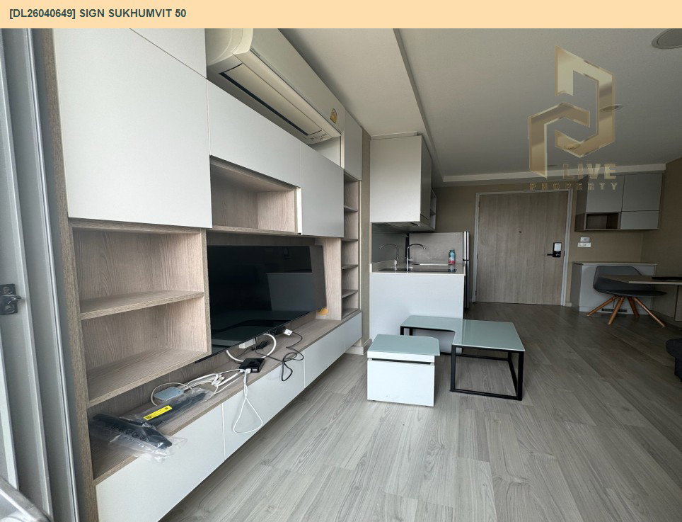 รูป DL26040649 ขายคอนโด ซายน์ สุขุมวิท 50 (SIGN Sukhumvit 50) ใกล้ BTS อ่อนนุช พร้อมเข้าอยู่ โทรด่วน 0614453194 LineID @162cjixi - รูปที่ 5/8