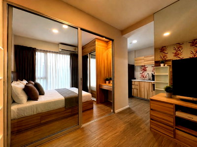 Condos for rent Bangkok : ‼️Best Price 8,000.-(28 sqm)‼️Happy Condo Donmueang the Terminal📲Tel./LINE: 099-289-1569