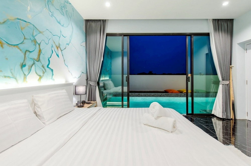 รูป Call : 089-926-7665 La Mer Pool Villa Hua Hin พูลวิลล่าหัวหินสุดหรู 100 ตารางวา 4 ห้องนอน 4 ห้องน้ำ ตกแต่งพร้อมเข้าอยู่ - รูปที่ 8/13
