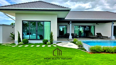 บ้านเดี่ยว ประจวบคีรีขันธ์ : วิลล่าหรู 3 ห้องนอน พร้อมสระว่ายน้ำ  – ใกล้ตลาดน้ำชื่อดัง