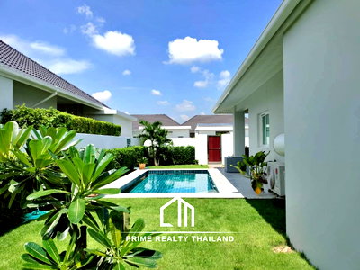 บ้านเดี่ยว ประจวบคีรีขันธ์ : ขายบ้านเดี่ยวพร้อมสระว่ายน้ำ  — ทำเลดี ใกล้เมืองและทะเล
