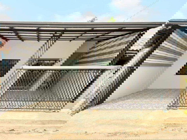 รูป ราทคำแหง  มีนบุรี  ร่มเกล้า  หมู่บ้านเคหะธานี 4 ซอยมิสทีน นัดถมบ้าน 085-318-6868 คุณวา - รูปที่ 2/20