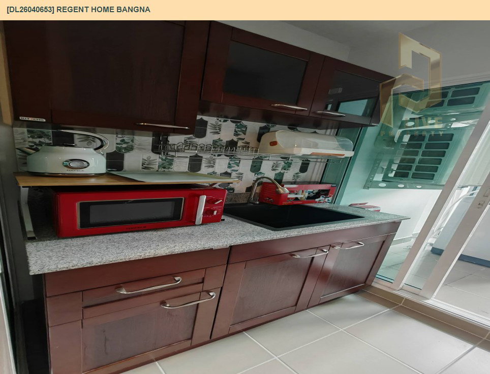 รูป DL26040653 ให้เช่าคอนโด รีเจ้นท์ โฮม บางนา (Regent home bangna) ใกล้ BTS บางนา พร้อมเข้าอยู่ โทรด่วน 0653619502 LineID @897iyzll - รูปที่ 4/6