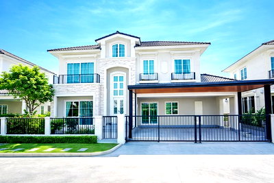 เช่าบ้านเดี่ยว บุญถาวร เกษตรนวมินทร์ : ใกล้ แฟชั่นไอส์แลนด์ 50 ตร.ว. 200 ตร.ม. ลดค่าเช่า 50% คฤหาสน์เฟอร์ครบ 2ชั้น 4นอน 4น้ำ บ้านเดี่ยวหรูหรา นวมินทร์ เดอะมอลล์บางกะปิ 3 กม.