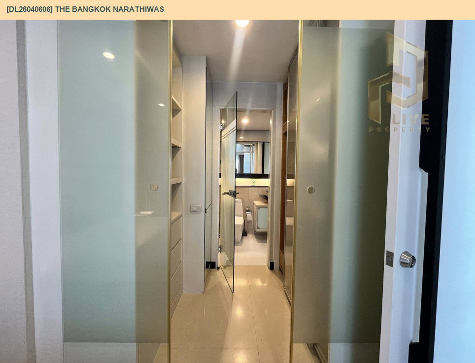 รูป DL26040606 ให้เช่าคอนโด เดอะ แบงค็อก นราธิวาส (The Bangkok Narathiwas) ใกล้ BTS สุรศักดิ์ พร้อมเข้าอยู่ โทรด่วน 0653619502 LineID @897iyzll - รูปที่ 9/14