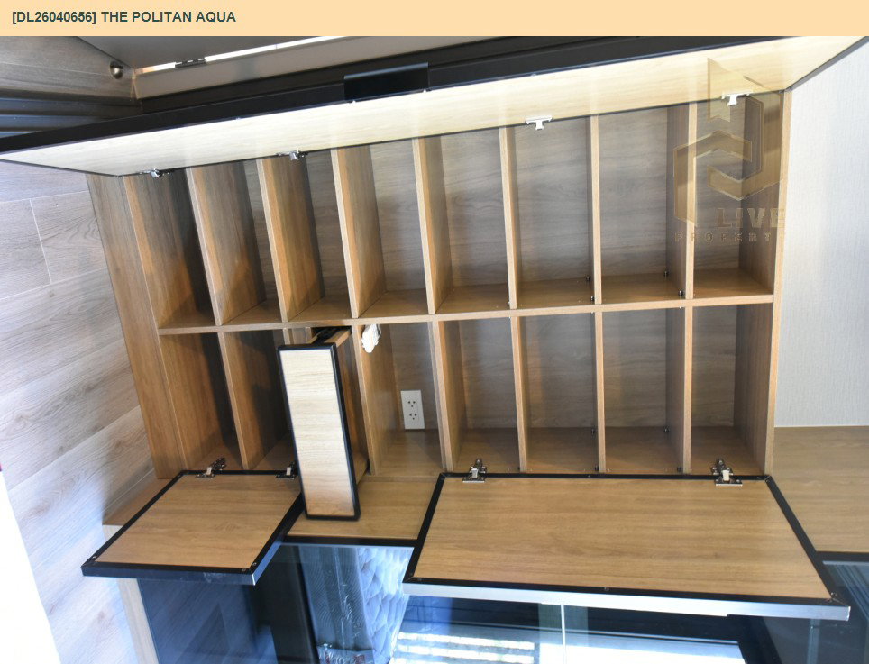 รูป DL26040656 ให้เช่าคอนโด เดอะ โพลิแทน อควา (The Politan Aqua) ใกล้ MRT สะพานพระนั่งเกล้า พร้อมเข้าอยู่ โทรด่วน 0653619502 LineID @897iyzll - รูปที่ 8/14