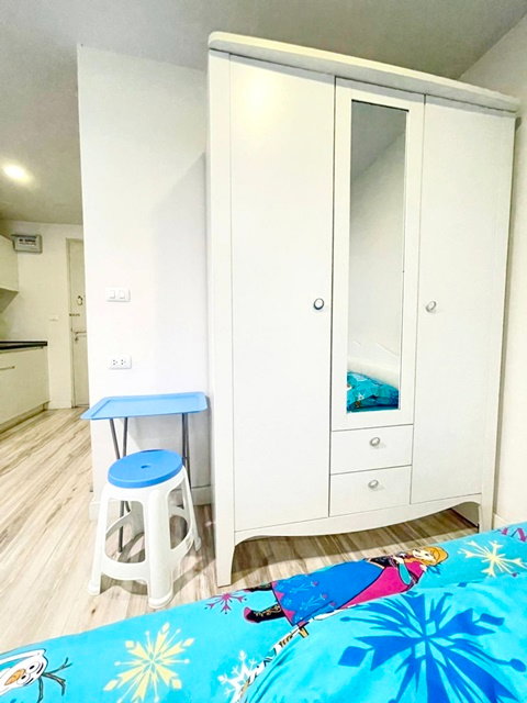 รูป ห้อง Studio ตึกA ชั้น4 25ตร.ม. เครื่องใช้ไฟฟ้าครบ S9 Condo ค.ซักผ้า ถ.ราชพฤกษ์ MRTบางรักใหญ่ รัตนาธิเบศ 1น้ำ - รูปที่ 4/8