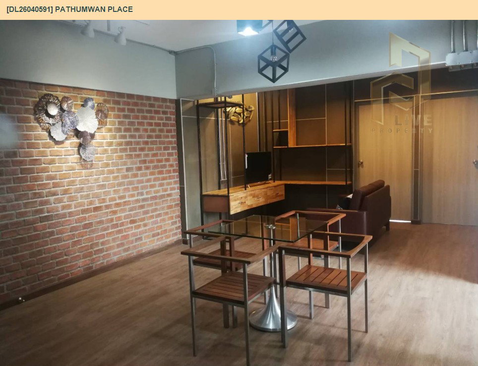 รูป DL26040591 ให้เช่าคอนโด ปทุมวัน เพลส (Pathumwan Place) ใกล้ BTS สยาม พร้อมเข้าอยู่ โทรด่วน 0653619502 LineID @897iyzll - รูปที่ 6/13