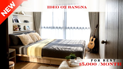 Condos for rent : 🚆 Prime Condo Location For Rent 📌 Ideo O2 Condominium (Line: @rent2022) | Prime Bangna Location  ✨ Ready to move in! ✨ 📌 Ref Code: A11168