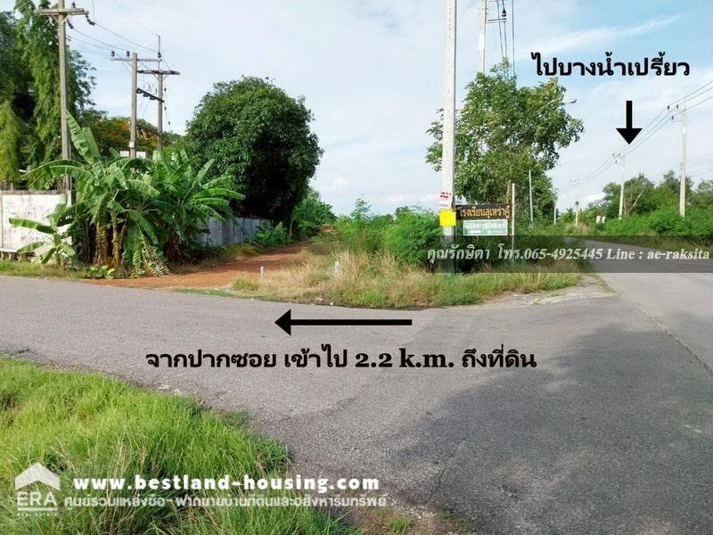 รูป ขายที่ดิน 8-2-1 ไร่ ต.ดอนฉิมพลี อ.บางน้ำเปรี้ยว จ.ฉะเชิงเทรา ใกล้หนองจอก ที่ดินเป็นน้ำ - รูปที่ 13/24