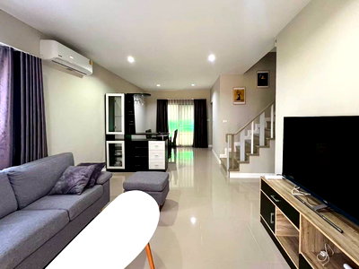 เช่าบ้านเดี่ยว เชียงใหม่ : บ้านในโครงการ มีระบบรักษาความปลอดภัย ใกล้แยกกองทราย หนองผึ้ง สารภี