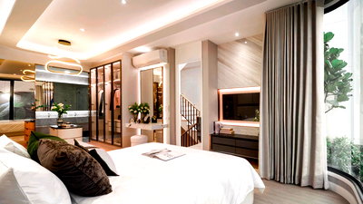 ทาวน์โฮม MRT ห้วยขวาง : R157 🌿 ทาวน์โฮมหรู Forest Ratchada 18 ใกล้ MRT สุทธิสาร ราคาเพียง 14.9 ล้านบาท