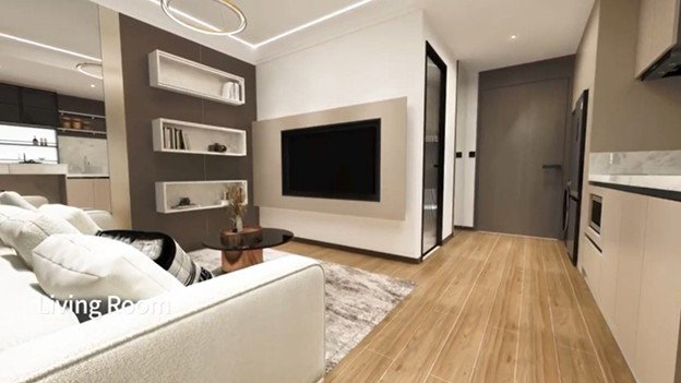 รูป คอนโด 1 ห้องนอน 35 ตรม. ตกแต่งพร้อมเข้าอยู่ คอนโดคาพรี เรสซิเด้น บางเทา ภูเก็ต - Foreign Freehold - รูปที่ 2/12