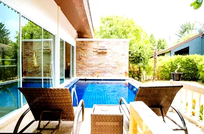 เช่าบ้านเดี่ยว ภูเก็ต : วิลล่าให้เช่า 2 ห้องนอน ในโครงการ ลายันธารา 1629000