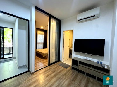 Condos for rent : Niche Mono Charoen Nakhon, 1 bedroom, 35 sq m, fully furnished, 15,500 baht.