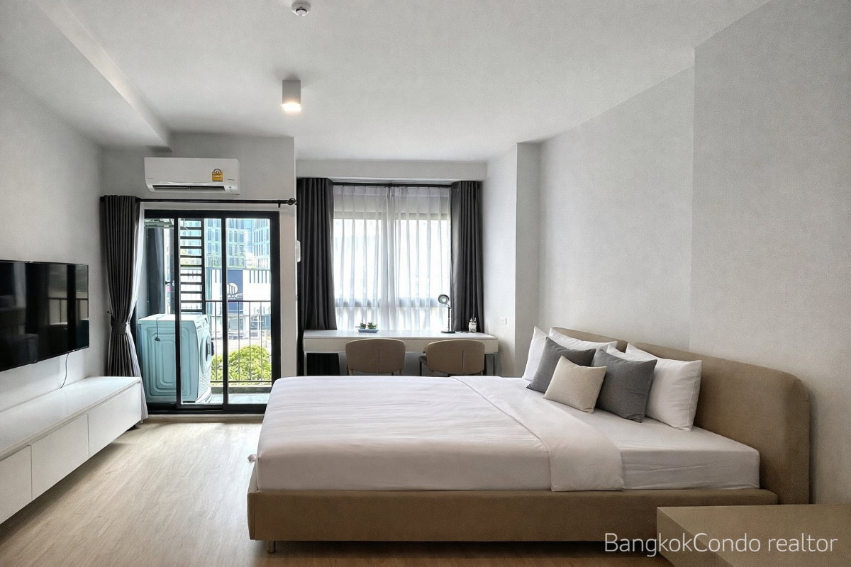 รูป 🍀🍀 Hot Deal🔥🔥ให้เช่า📌 ไอดีโอ นิว พระราม9 (Line:@rent2022)MRT พระราม9✨พร้อมเข้าอยู่🔖A02827 - รูปที่ 4/15