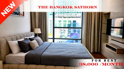 Condos for rent : 🚆 Prime Condo Location For Rent 📌 The Bangkok Sathorn  (Line: @rent2022) | Near BTS Surasak  ✨ Ready to move in! ✨ 📌 Ref Code: A10209