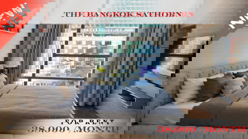 🍀🍀 Prime Condo location 🚆ให้เช่า📌 เดอะ แบงค็อก สาทร(Line:@rent2022)✨BTS สุรศักดิ์✨พร้อมเข้าอยู่🔖A10209