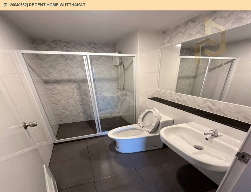 รูป DL26040582 ให้เช่าคอนโด  รีเจ้นท์ โฮม วุฒากาศ (Regent Home Wutthakat) ใกล้ BTS วุฒากาศ พร้อมเข้าอยู่ โทรด่วน 0800343450 LineID @655ebbvc - รูปที่ 7/7