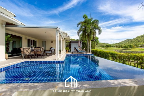 Luxury Pool Villa for Sale on the 2nd Fairway of Black Mountain West Golf Course
