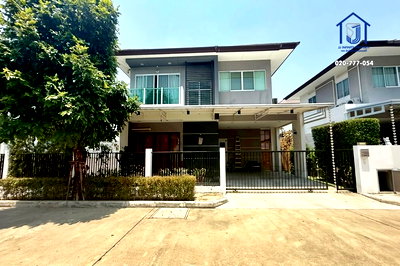 บ้านเดี่ยว สนามบินสุวรรณภูมิ : ขายบ้านเดี่ยว 2 ชั้น หมู่บ้านเดอะวัน ไลฟ์ บางนา ซอยนัมเบอร์วัน-ราม2 ถนนคู่ขนานกาญจนาภิเษก   ใกล้เมกาบางนา & รร.สาธิต ม.รามฯ 2