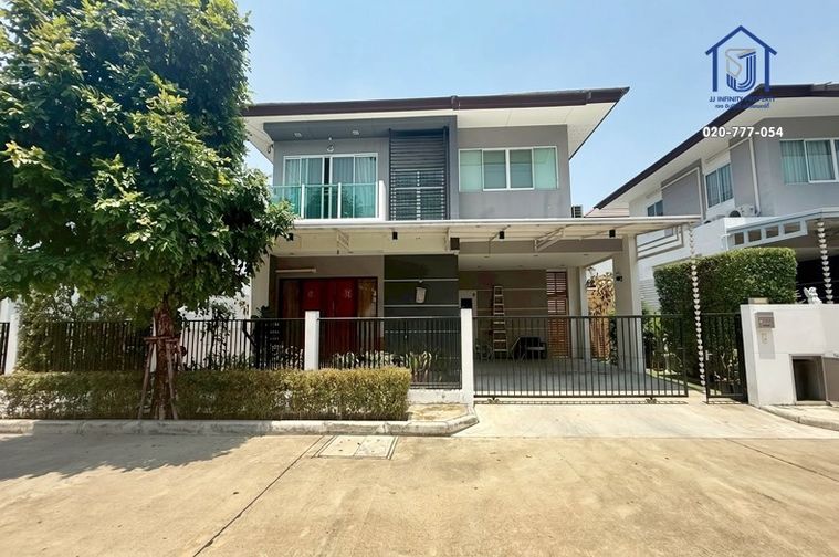 ขายบ้านเดี่ยว 2 ชั้น หมู่บ้านเดอะวัน ไลฟ์ บางนา ซอยนัมเบอร์วัน-ราม2 ถนนคู่ขนานกาญจนาภิเษก   ใกล้เมกาบางนา & รร.สาธิต ม.รามฯ 2