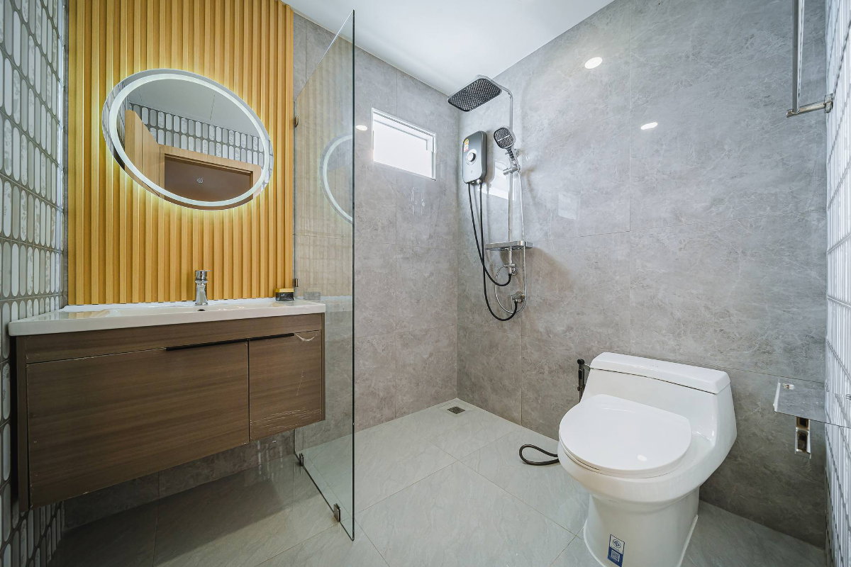 รูป บ้าน 2 ชั้น Minimal cozy style 3 ห้องนอน 2 ห้องน้ำ ที่ดิน 58 ตรว. (แปลงหัวมุม) พร้อมสระว่ายน้ำ ขนาดกําลังพอดี 40 ตรม. พร้อมอยู่ - รูปที่ 21/35
