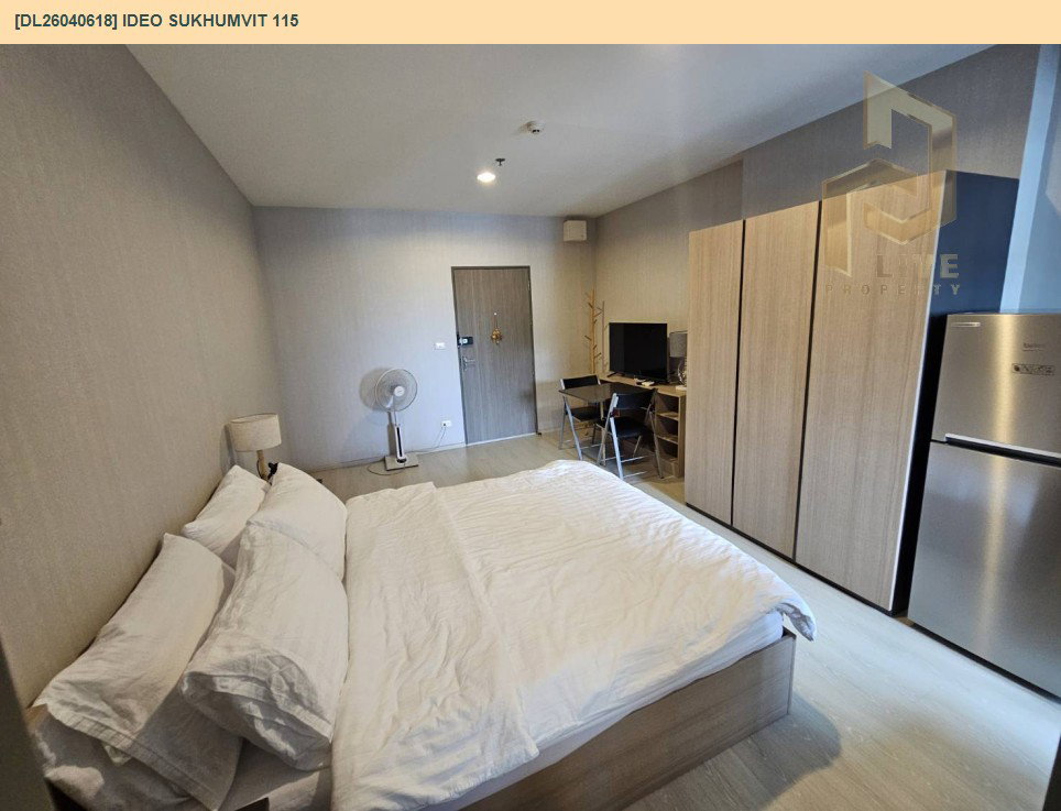 รูป DL26040618 ให้เช่าคอนโด ไอดีโอ สุขุมวิท 115 (IDEO Sukhumvit 115 ) ใกล้ BTS ปู่เจ้า พร้อมเข้าอยู่ โทรด่วน 0800343450 LineID @655ebbvc - รูปที่ 2/10