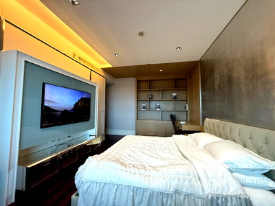 คอนโดให้เช่า : ST516/ปล่อยเช่า Athenee Residence ห้องมุมสุดหรู ชั้น 37 วิวเมืองพาโนรามา บนถนนวิทยุ