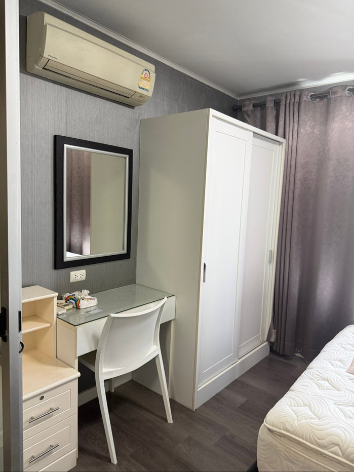 รูป 🏢Dcondo Abac ห้องเทห์ หล่อ ใหม่ ห้องกั้น ตึกD ชั้น 8  สัญญา2ปี 8500 บาท🖤🖤 - รูปที่ 6/10